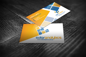Business Card Design by creationz2011 for Solar Analytics | Design: #3152021