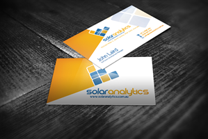 Business Card Design by creationz2011 for Solar Analytics | Design: #3152046