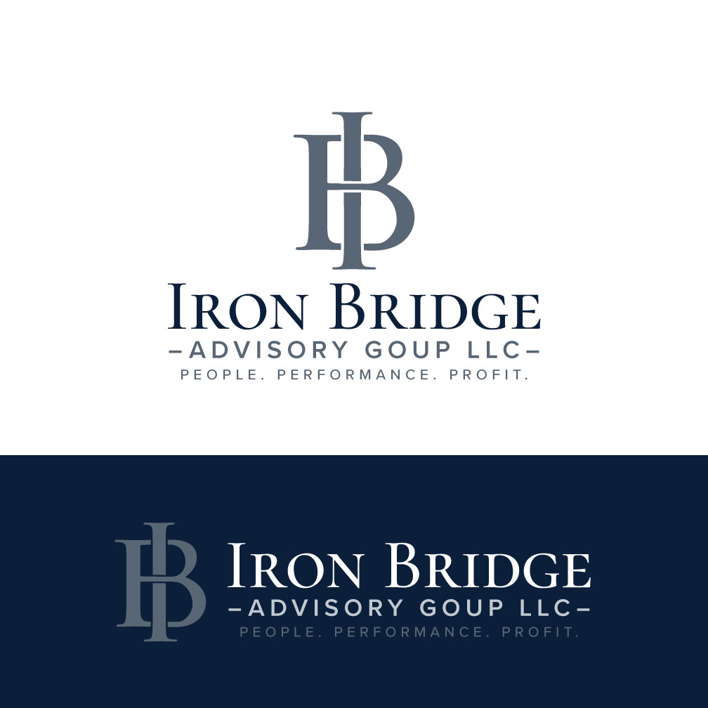 Logo Design by Franabanana for Iron Bridge Advisory Group LLC | Design #37673235