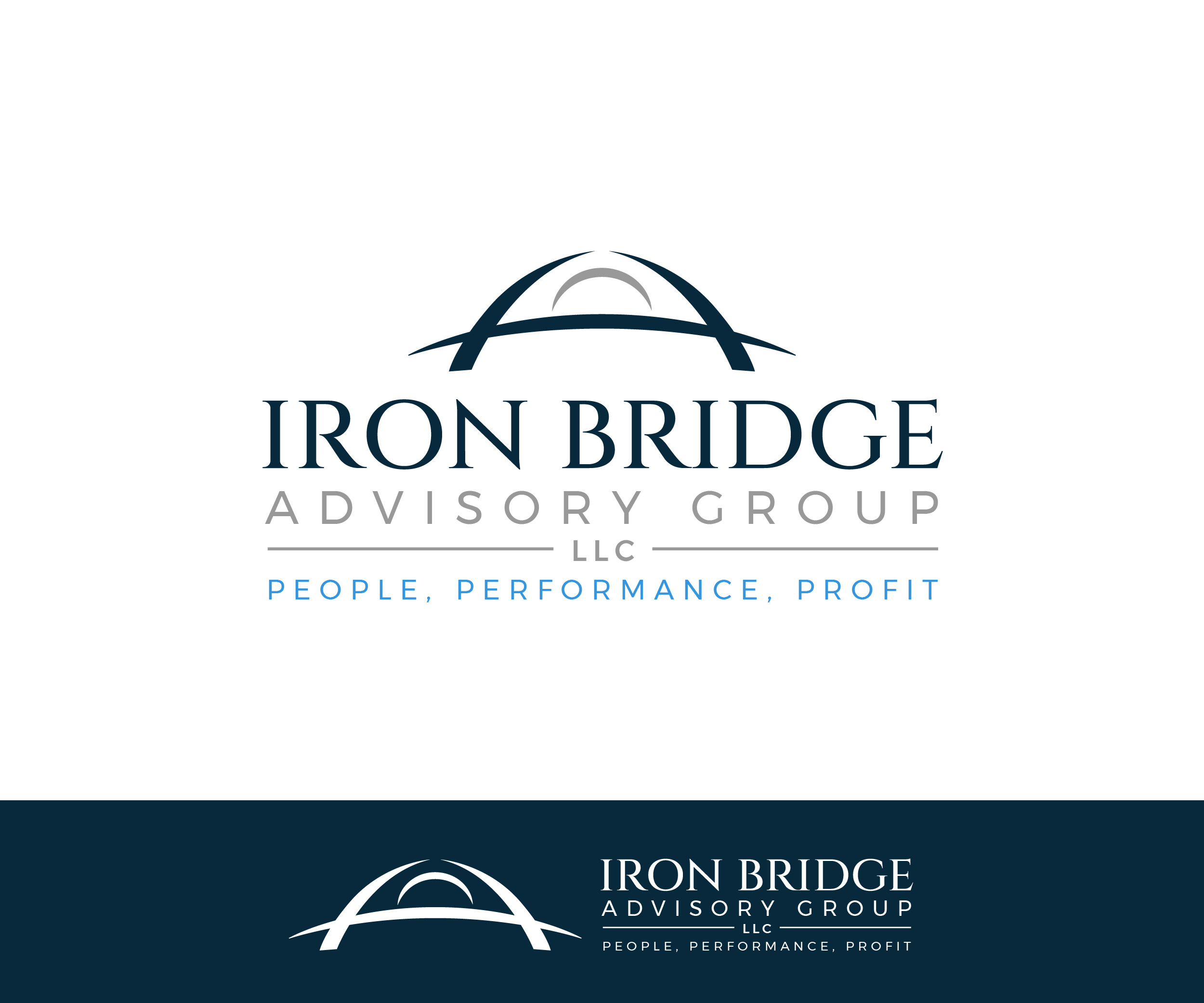 Logo Design by James J. for Iron Bridge Advisory Group LLC | Design #37673187