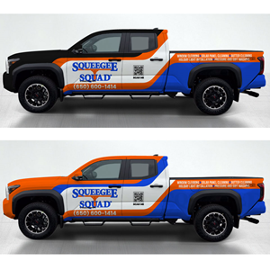 Car Wrap Design by Yoga Tri for Squeegee Squad | Design: #37672181