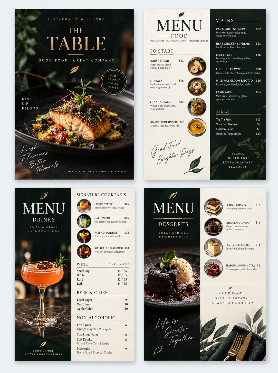 Menu Design by Sajid_dc for Sweta Pty Ltd | Design #37681764