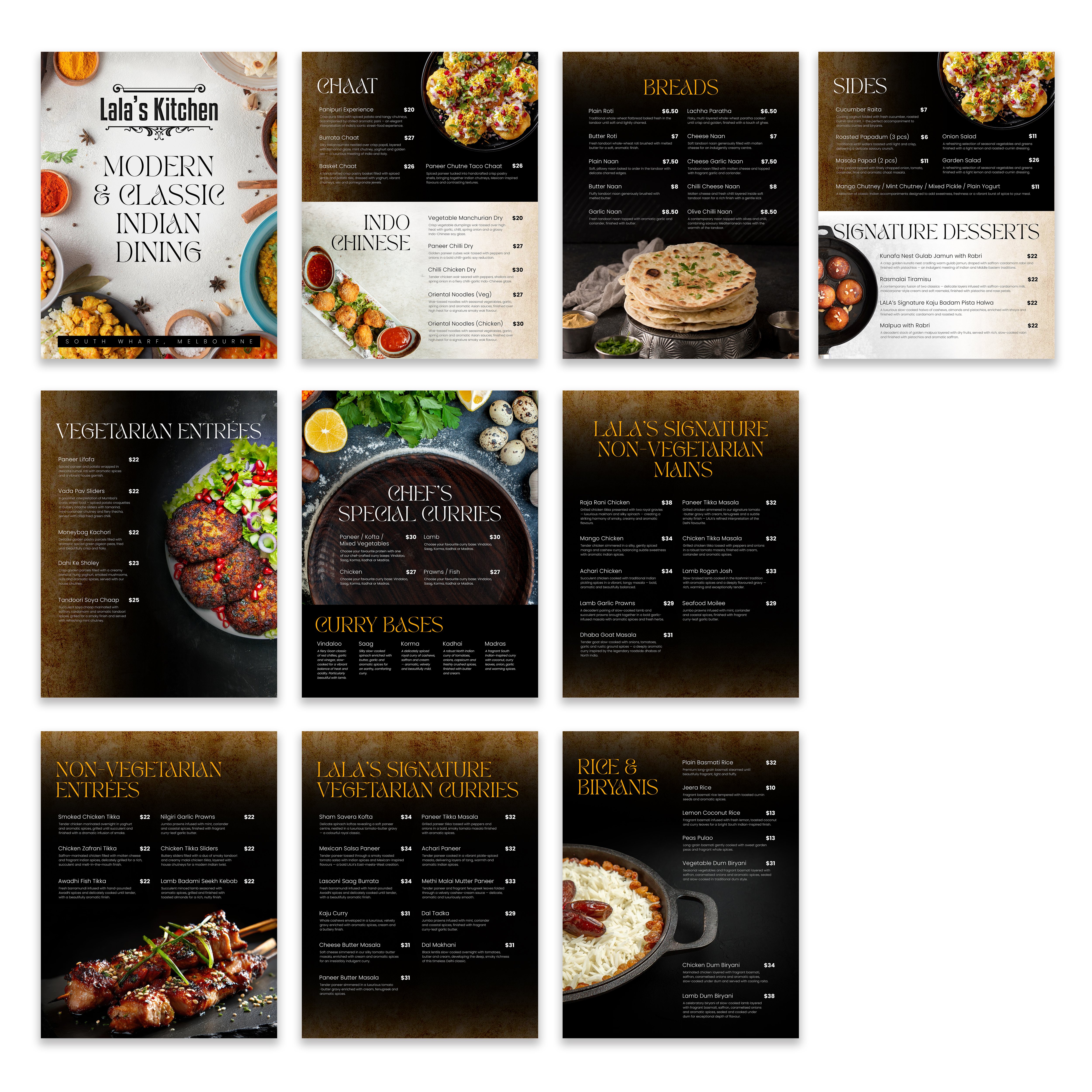 Menu Design by Kishaloy_D for Sweta Pty Ltd | Design #37689770