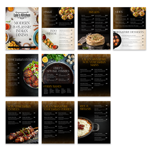 Menu Design by Kishaloy_D for Sweta Pty Ltd | Design #37689770
