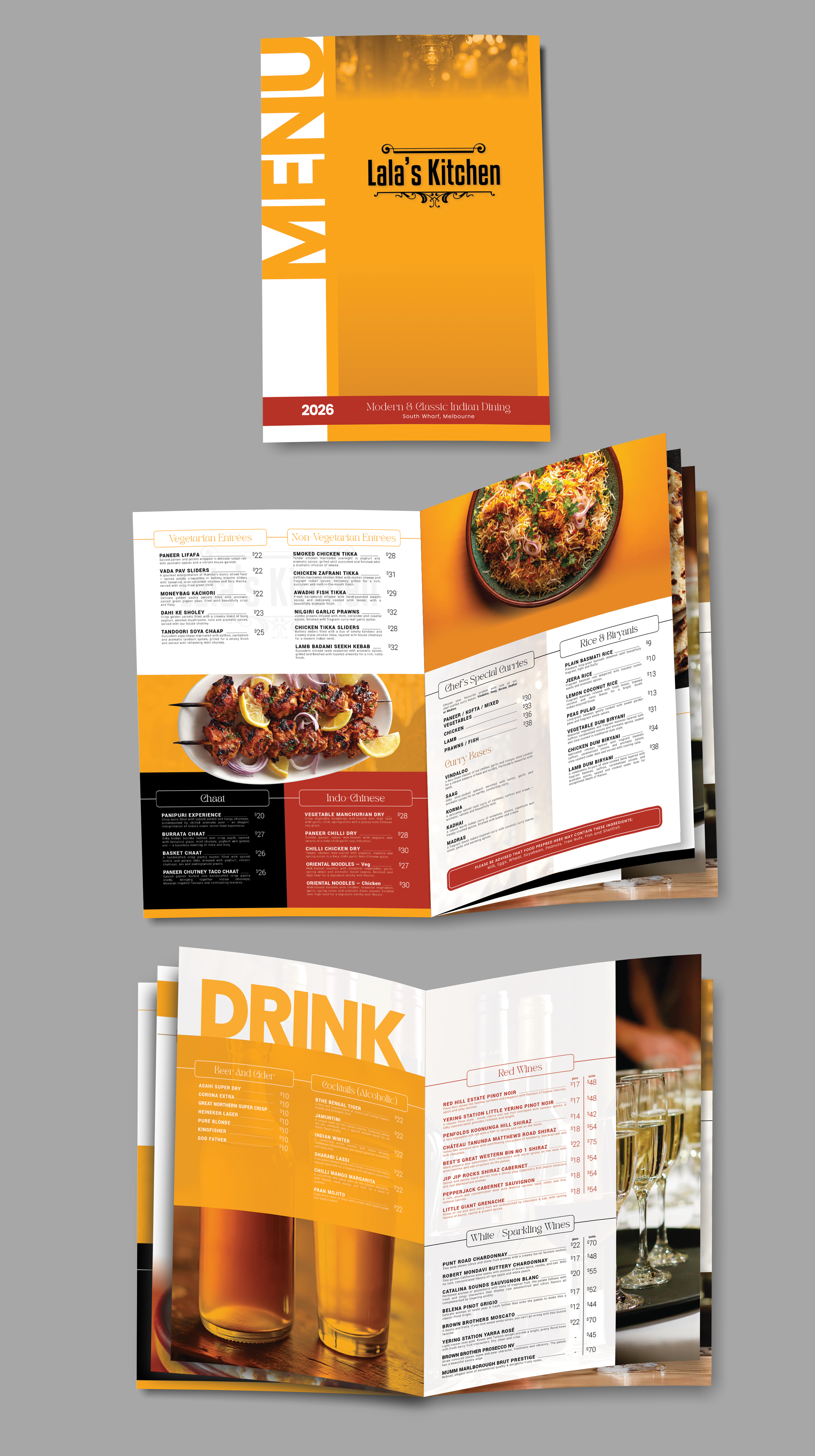 Menu Design by taufik_alrahman for Sweta Pty Ltd | Design #37676430