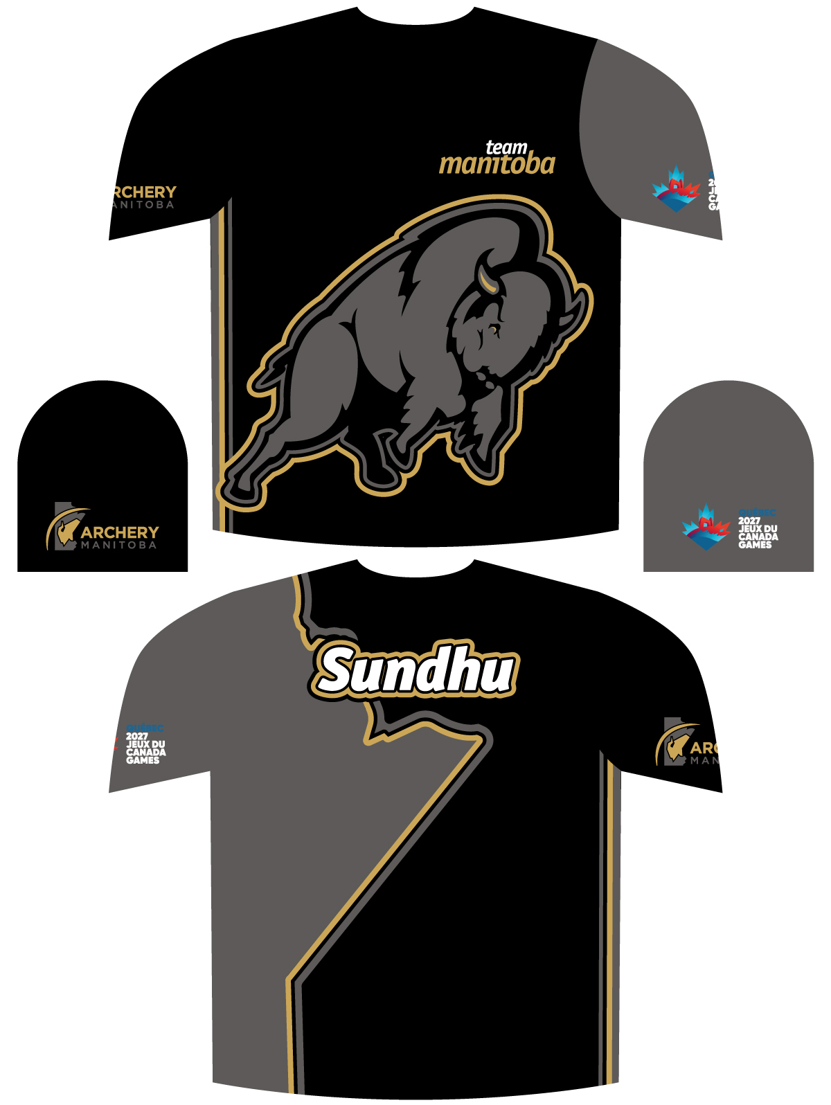T-shirt Design by SpaGGy for Archery Manitoba  | Design #37677027