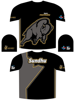 T-shirt Design by SpaGGy for Archery Manitoba  | Design: #37677028