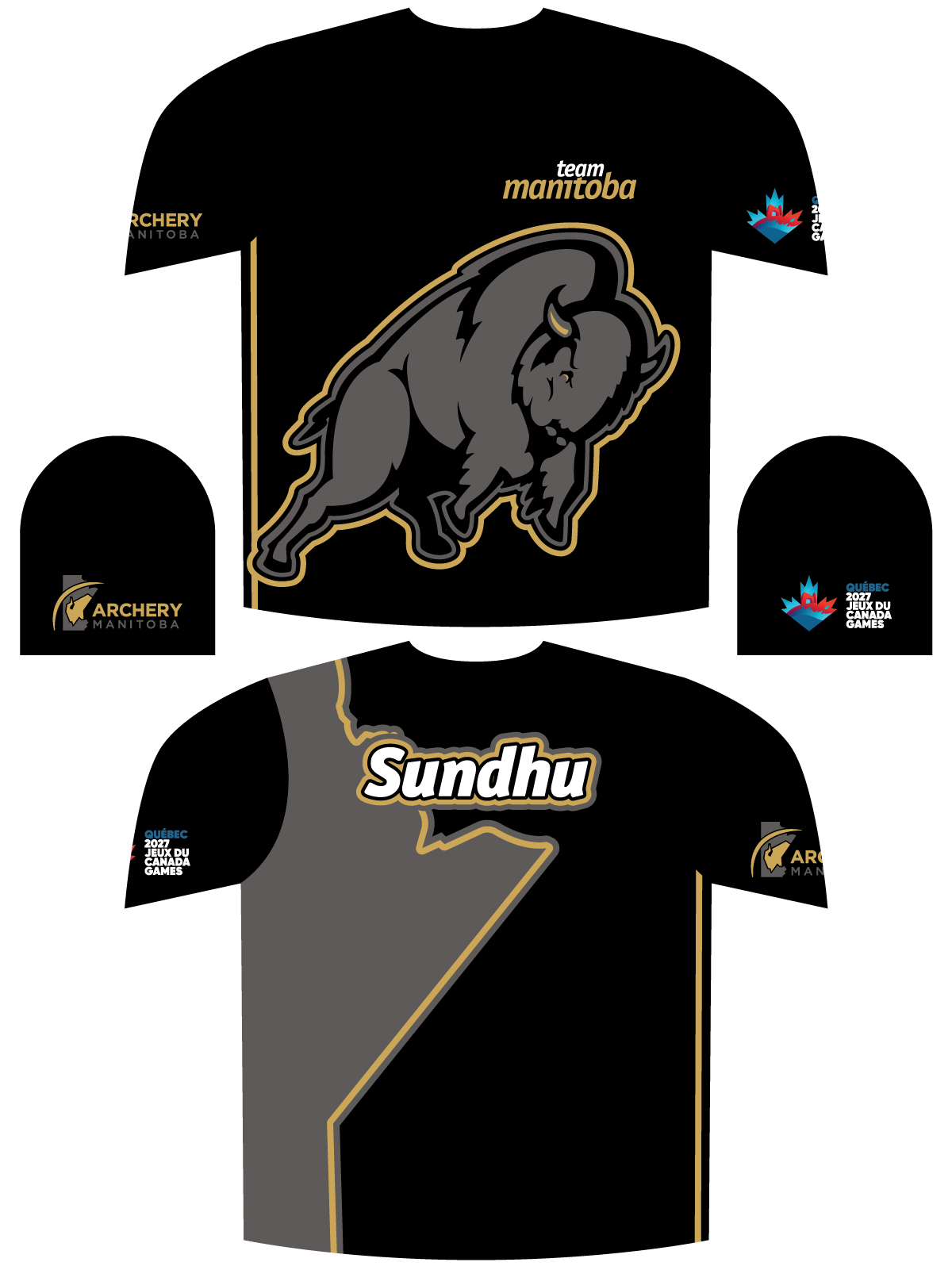 T-shirt Design by SpaGGy for Archery Manitoba  | Design #37677031