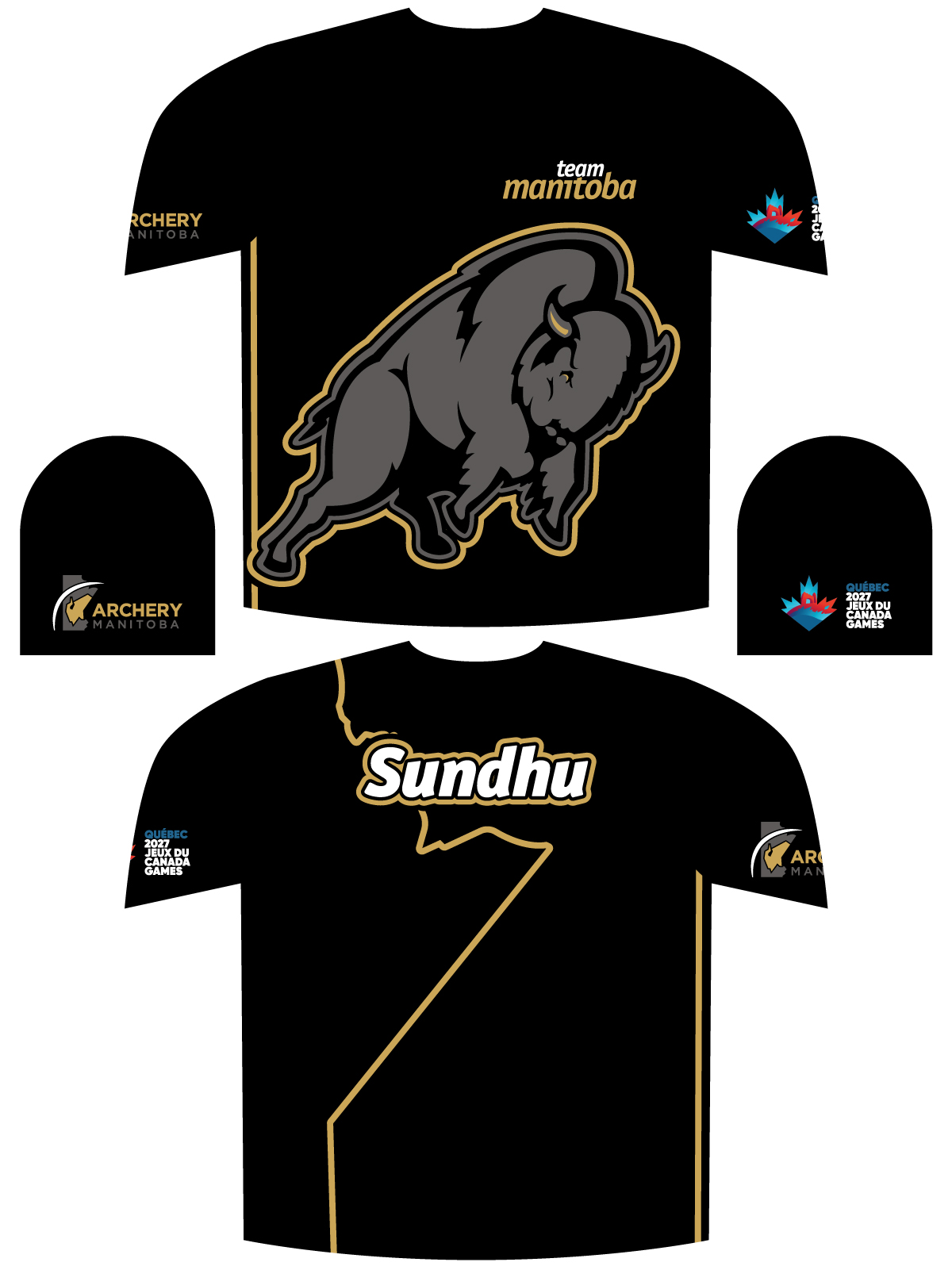 T-shirt Design by SpaGGy for Archery Manitoba  | Design #37677032