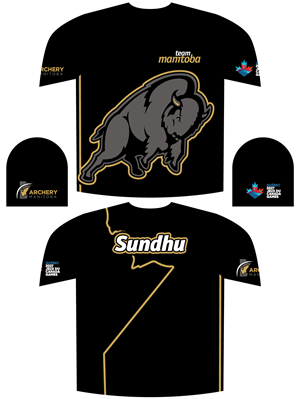 T-shirt Design by SpaGGy for Archery Manitoba  | Design: #37677032