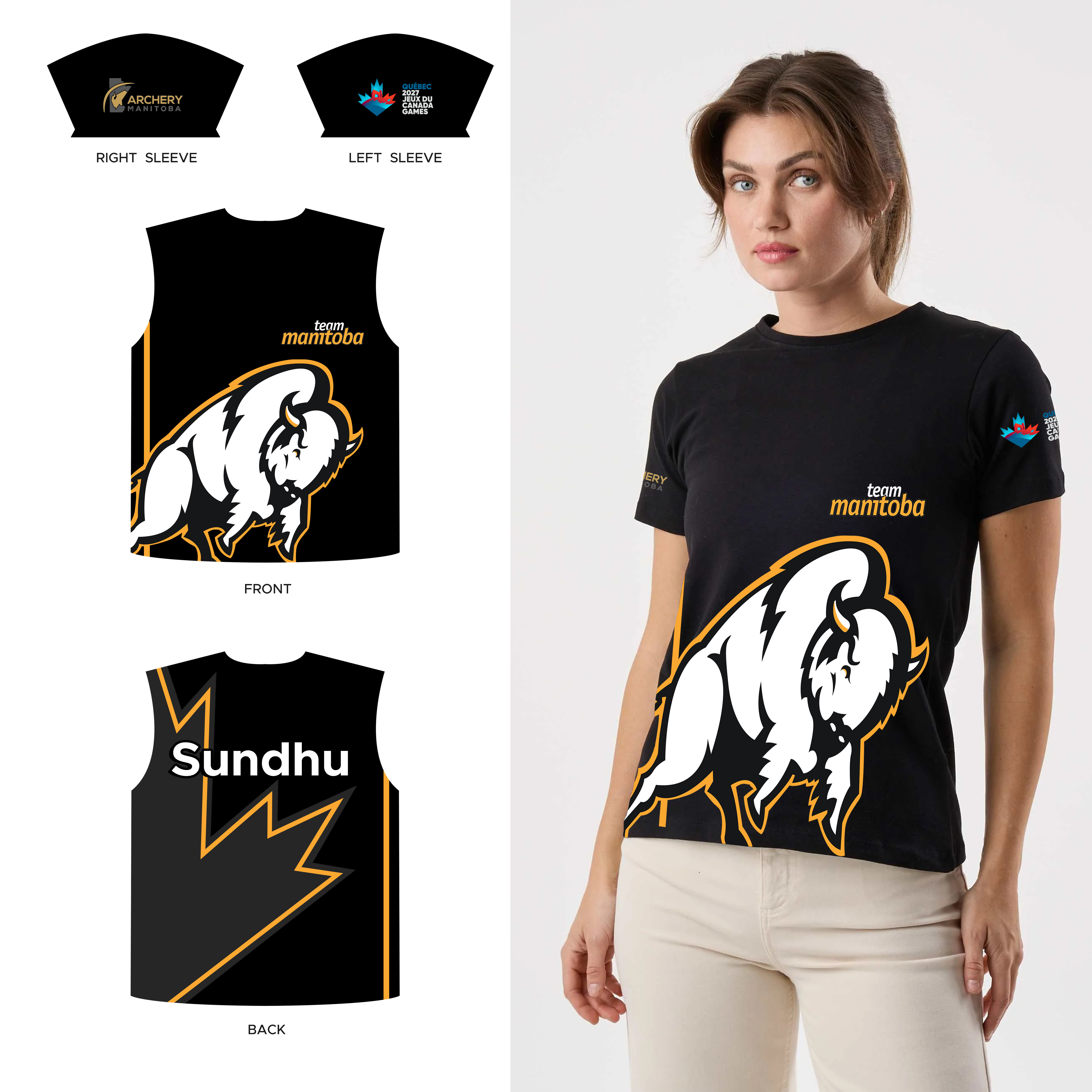 T-shirt Design by Alaeisnz for Archery Manitoba  | Design #37689165