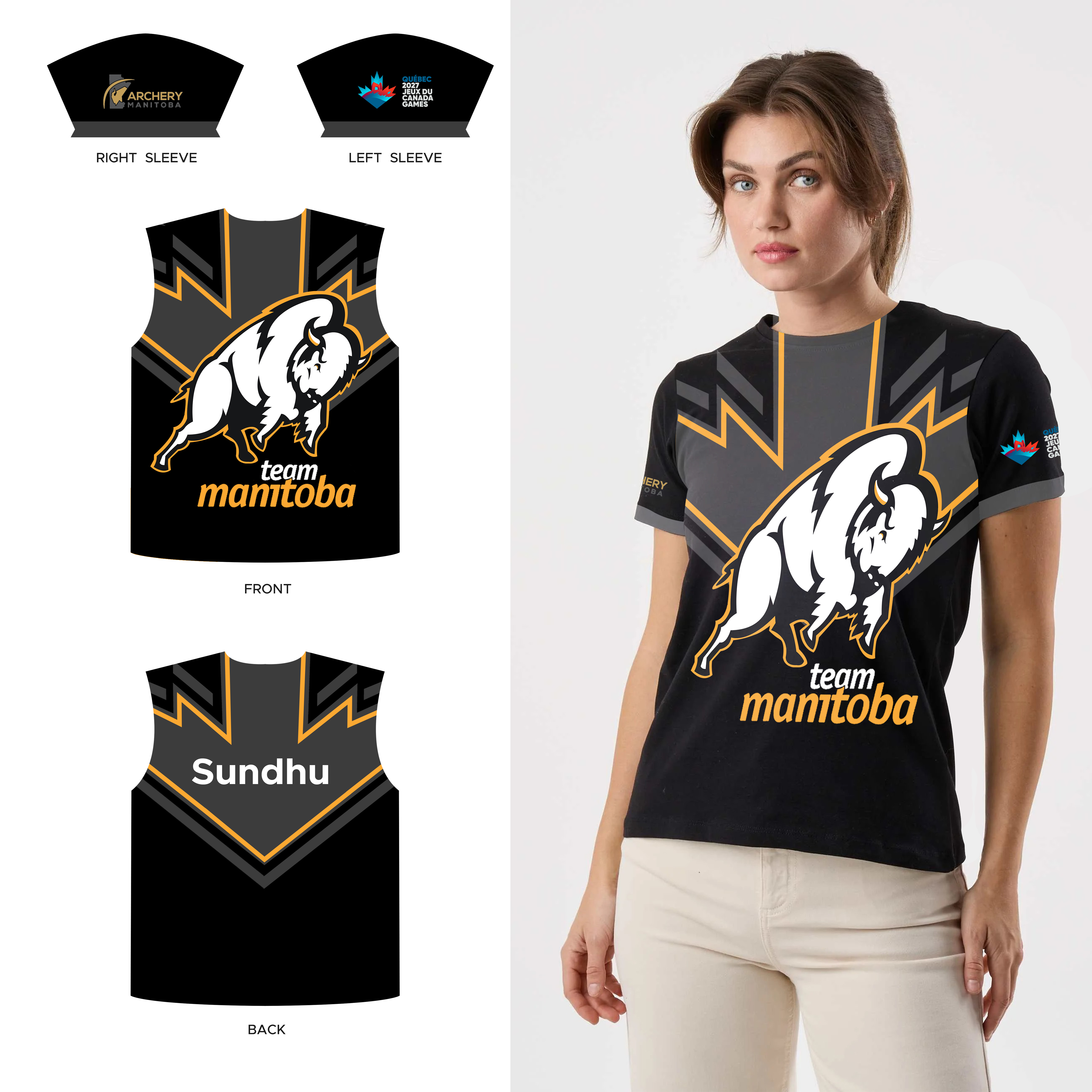 T-shirt Design by Alaeisnz for Archery Manitoba  | Design #37689347