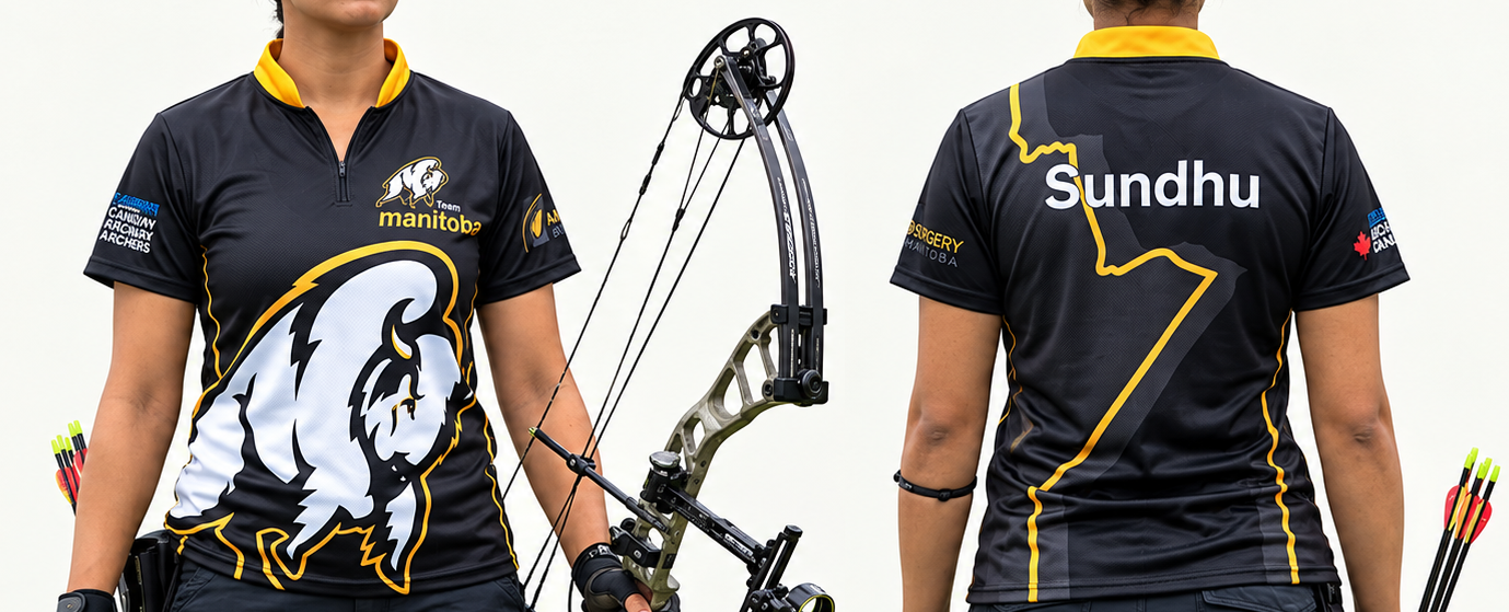 T-shirt Design by HamzaForge for Archery Manitoba  | Design #37701411