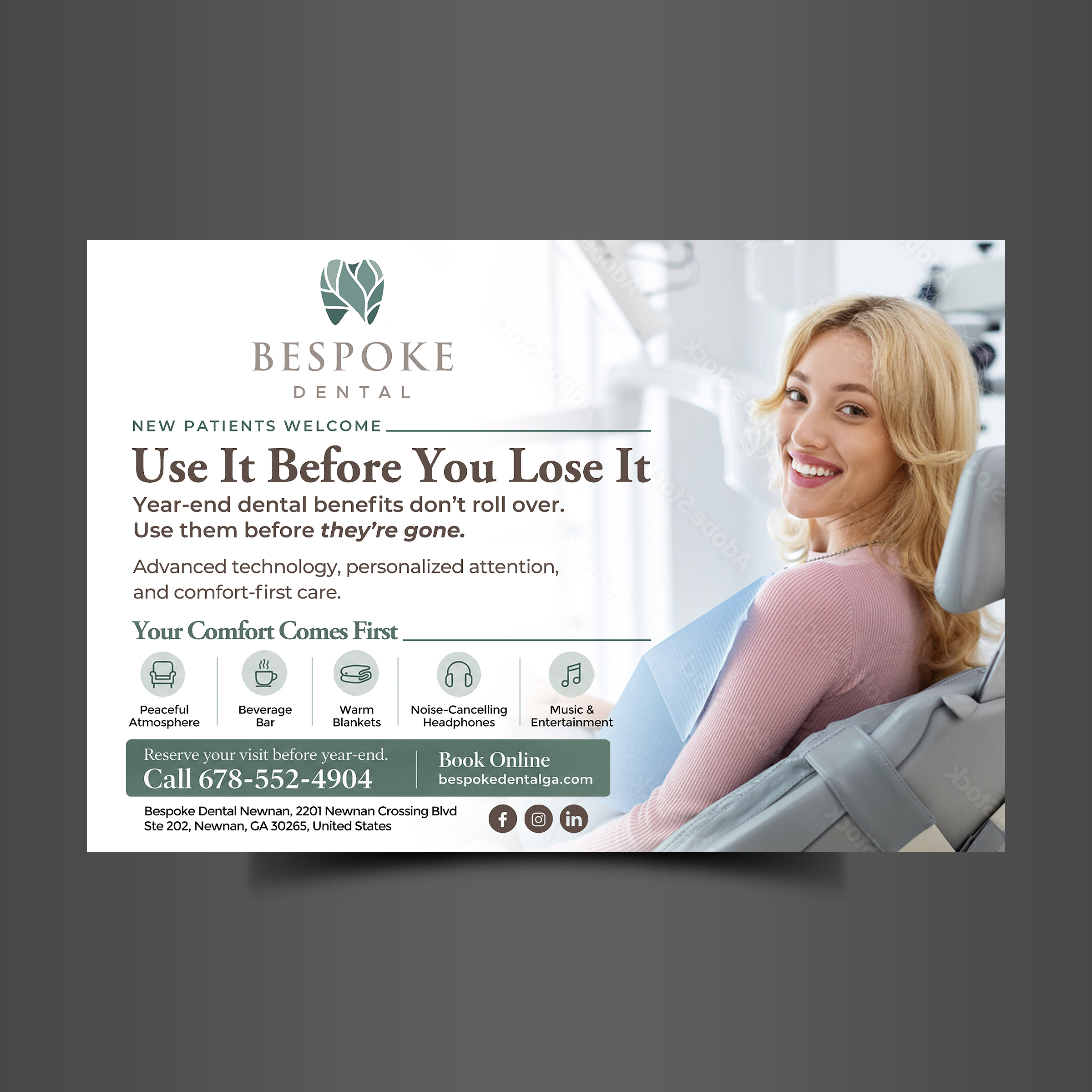 Postcard Design by Designers Hub for Bespoke Dental | Design #37808921