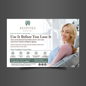 Postcard Design by Designers Hub for Bespoke Dental | Design: #37808921