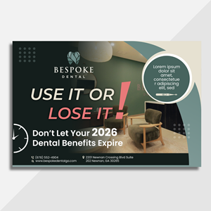 Postcard Design by Harold C for Bespoke Dental | Design: #37672712