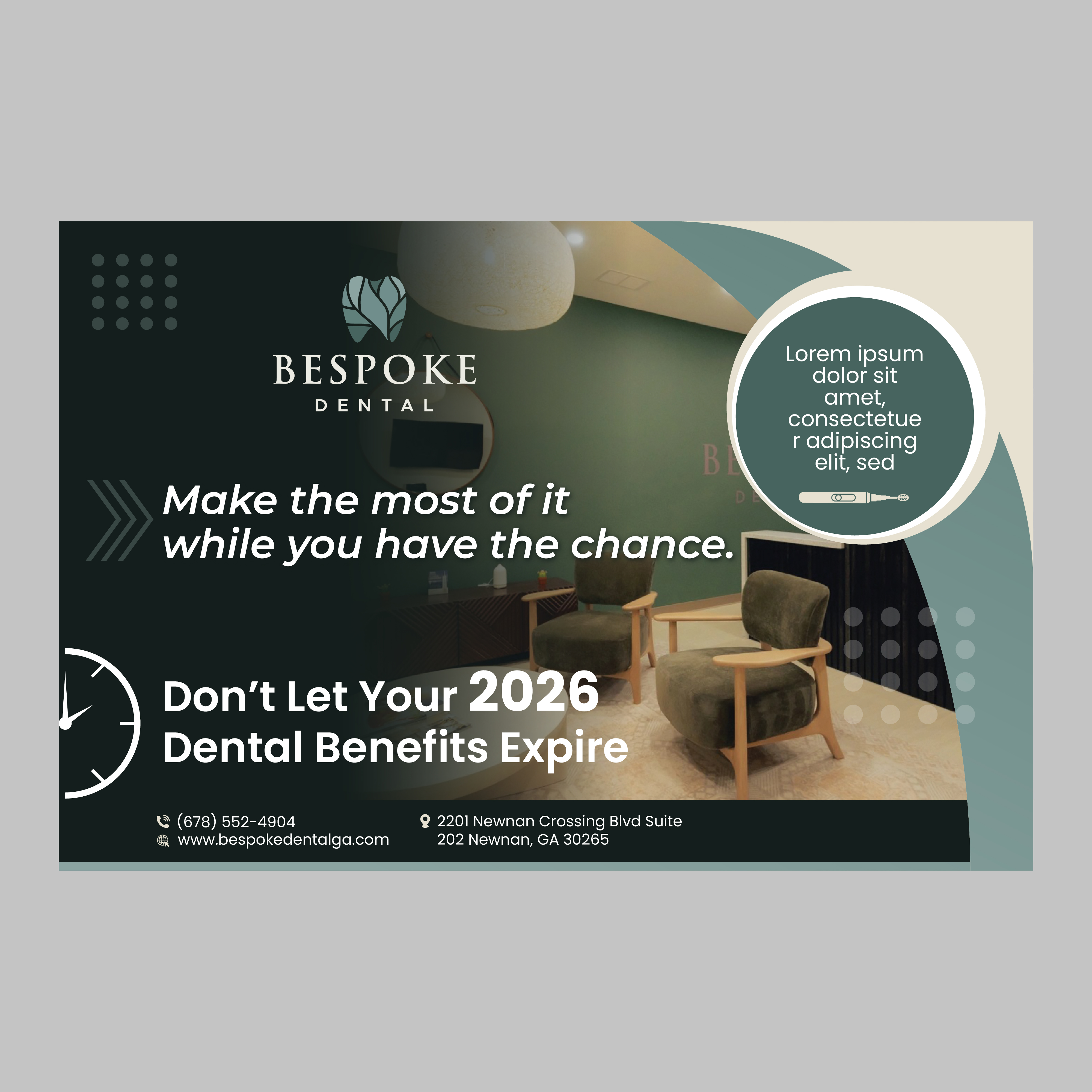 Postcard Design by Harold C for Bespoke Dental | Design #37735166
