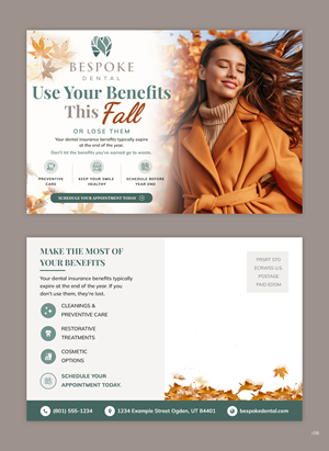 Postcard Design by pb for Bespoke Dental | Design: #37801846