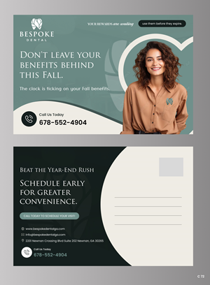 Postcard Design by pb for Bespoke Dental | Design: #37801854