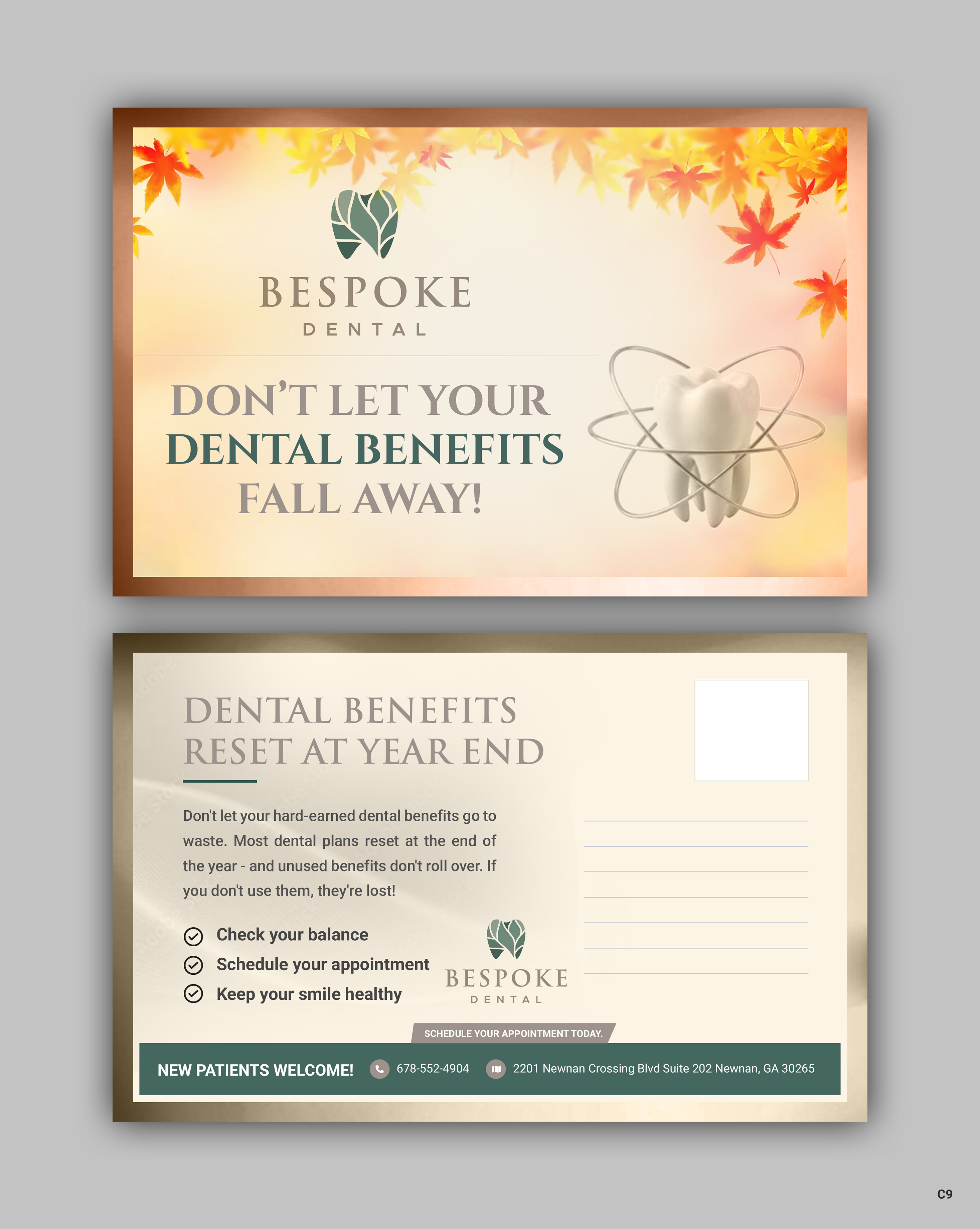 Postcard Design by pb for Bespoke Dental | Design #37801856
