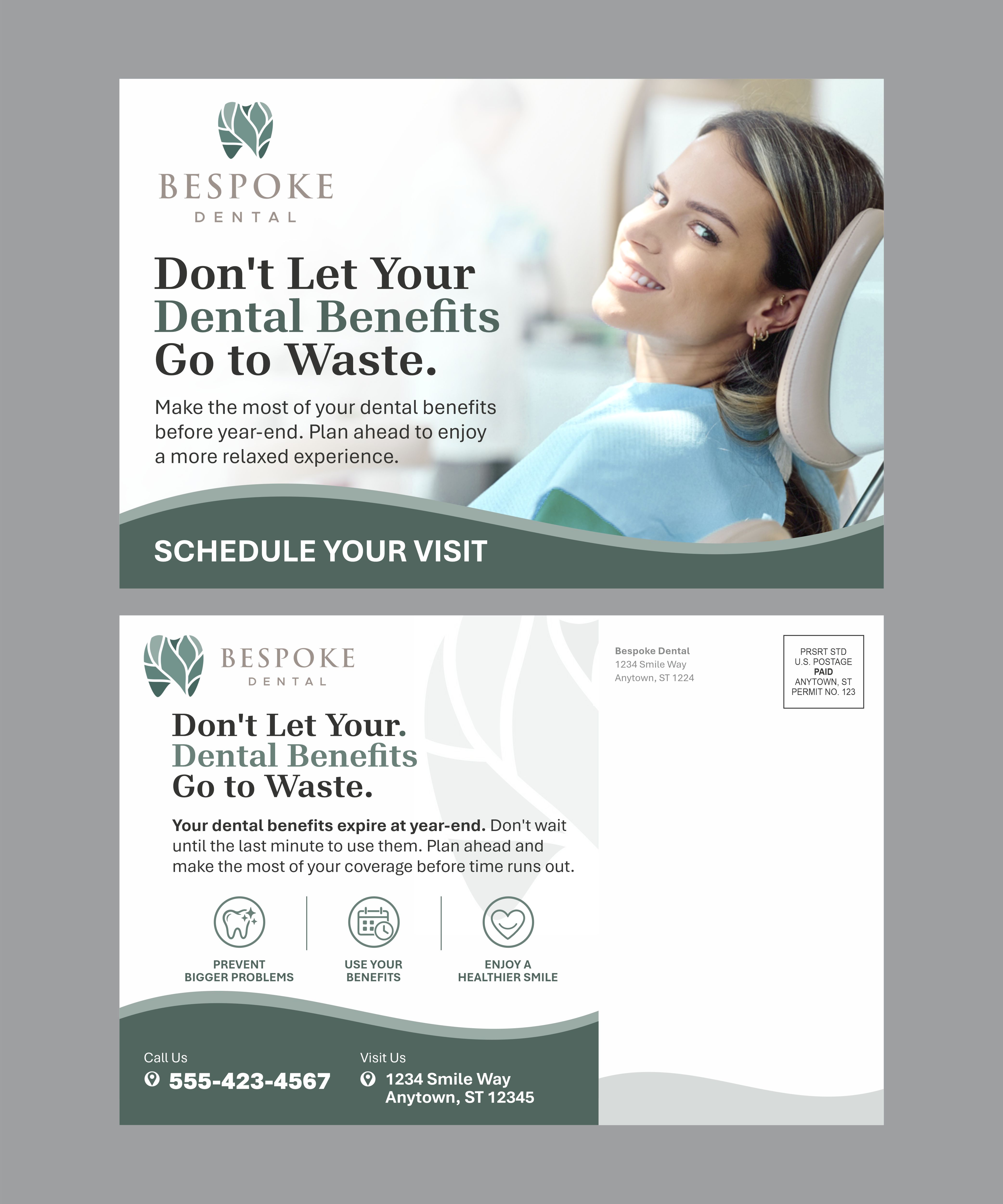 Postcard Design by nng for Bespoke Dental | Design #37802832