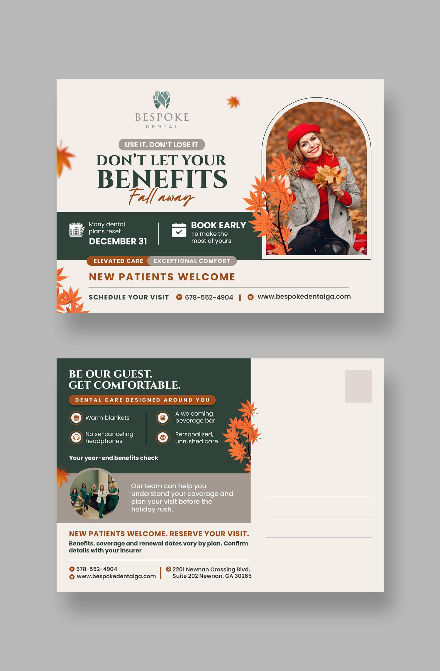 Postcard Design by debdesign for Bespoke Dental | Design #37803619
