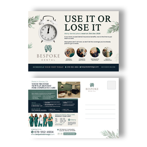 Postcard Design by debdesign for Bespoke Dental | Design: #37807446