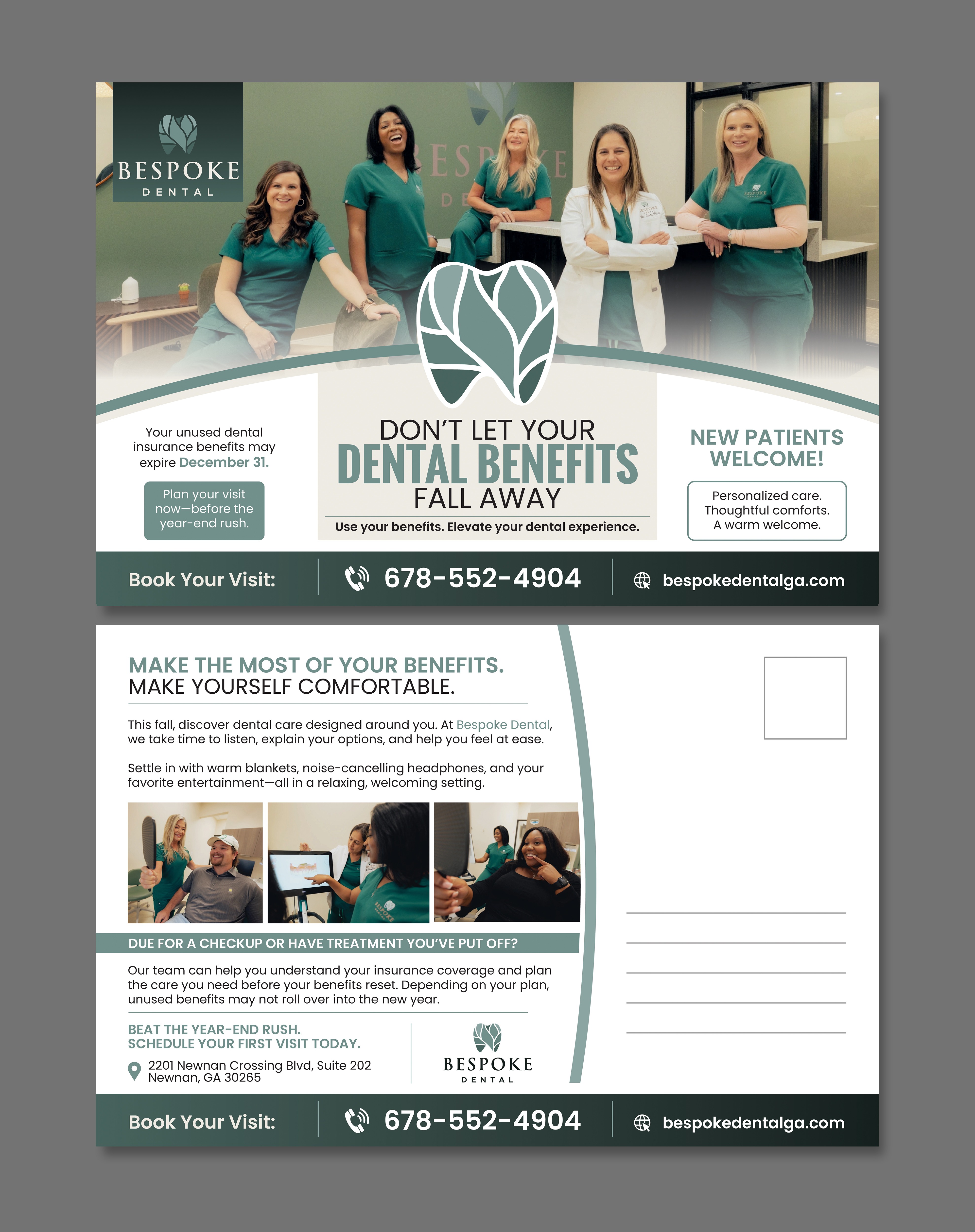 Postcard Design by Impressive Designs for Bespoke Dental | Design #37798049