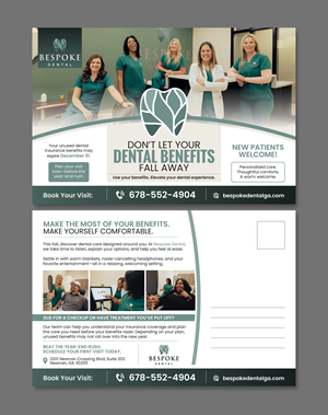 Postcard Design by Impressive Designs for Bespoke Dental | Design: #37798049