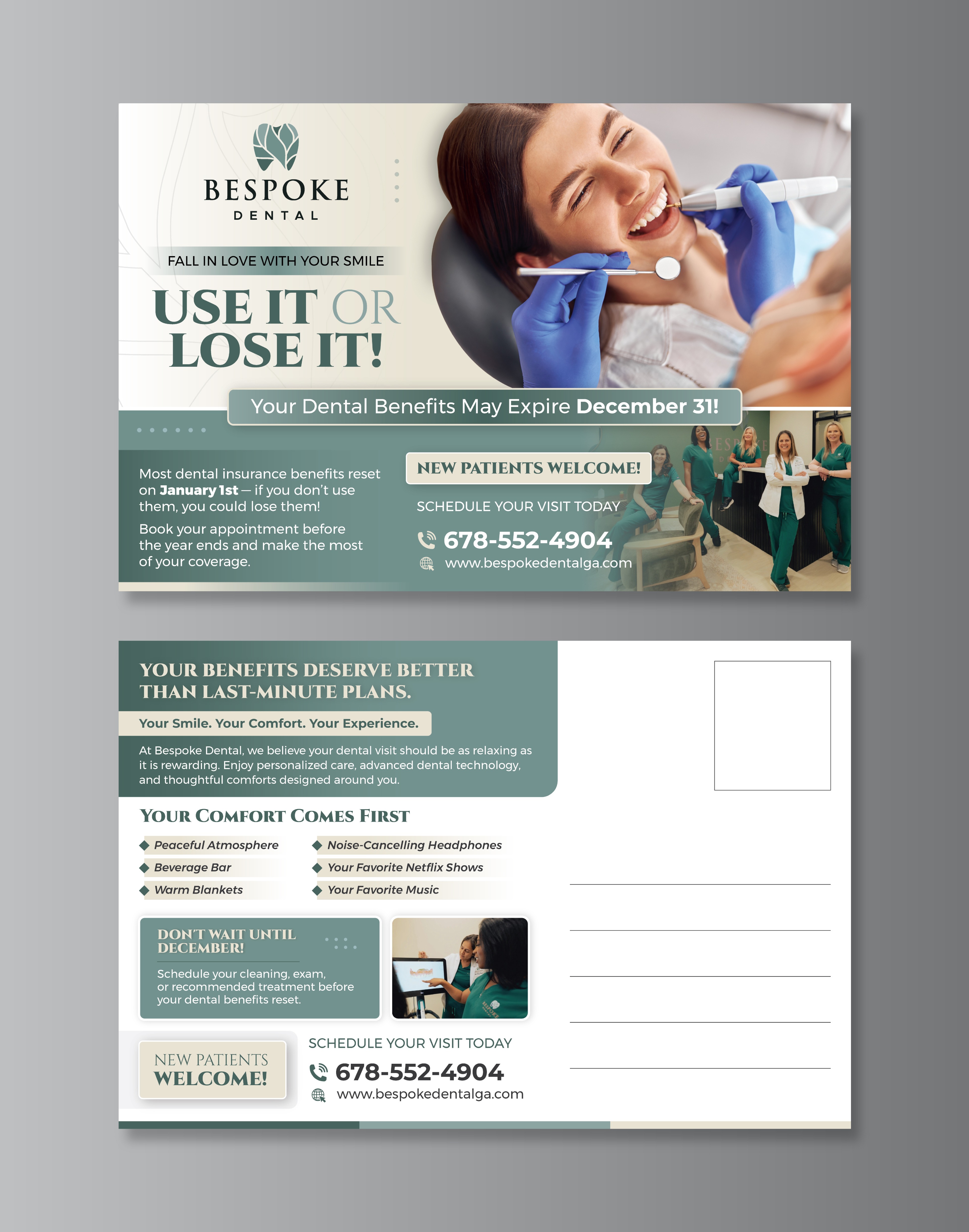 Postcard Design by Impressive Designs for Bespoke Dental | Design #37800811