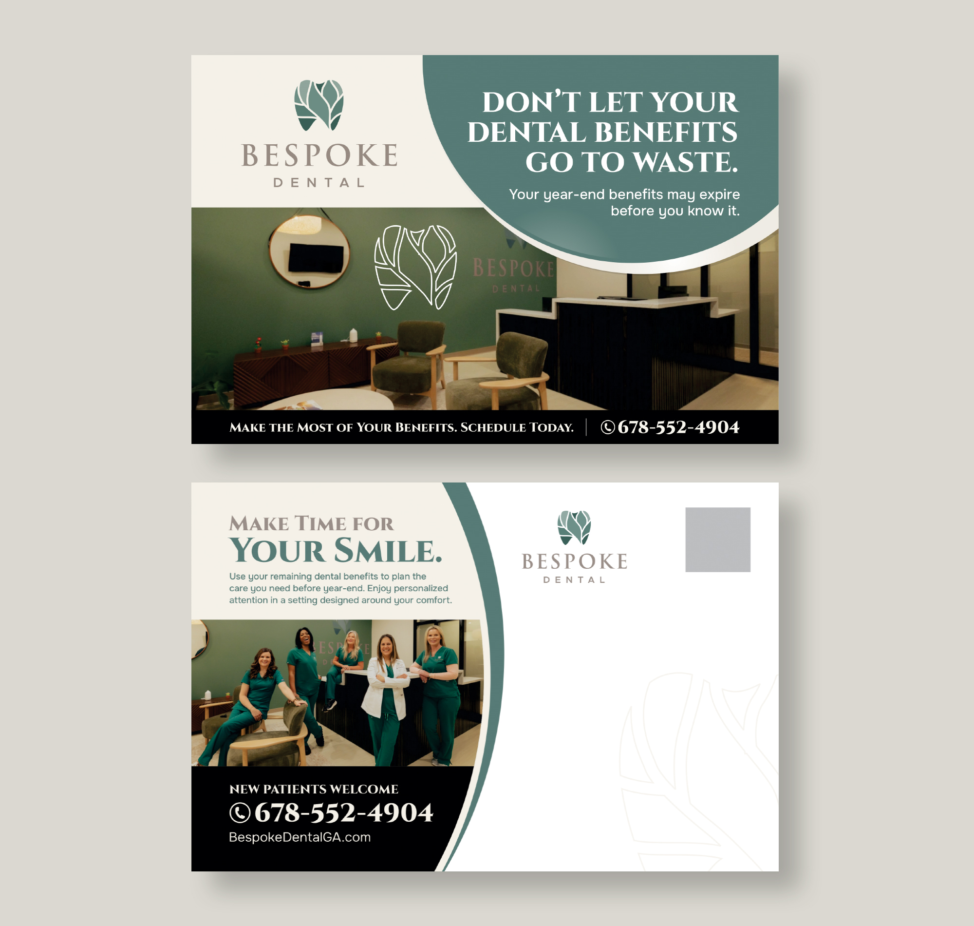 Postcard Design by Dzhafir for Bespoke Dental | Design #37800460