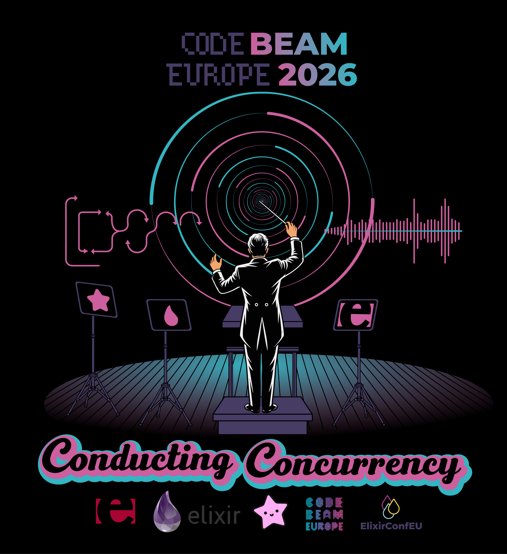 T-shirt Design by KickArt for Erlang Solutions Ltd.  | Design #37712001