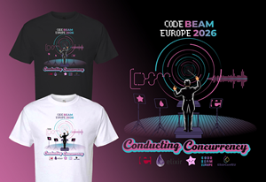 T-shirt Design by KickArt for Erlang Solutions Ltd.  | Design: #37712011