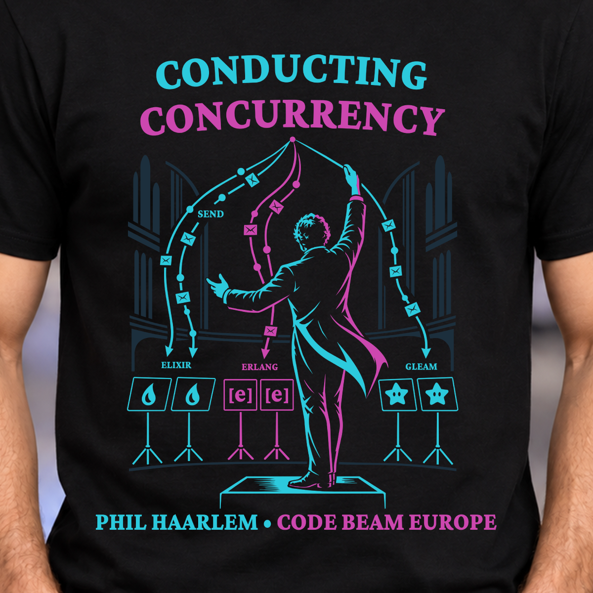 T-shirt Design by Magdi Bayoumi for Erlang Solutions Ltd.  | Design #37713008
