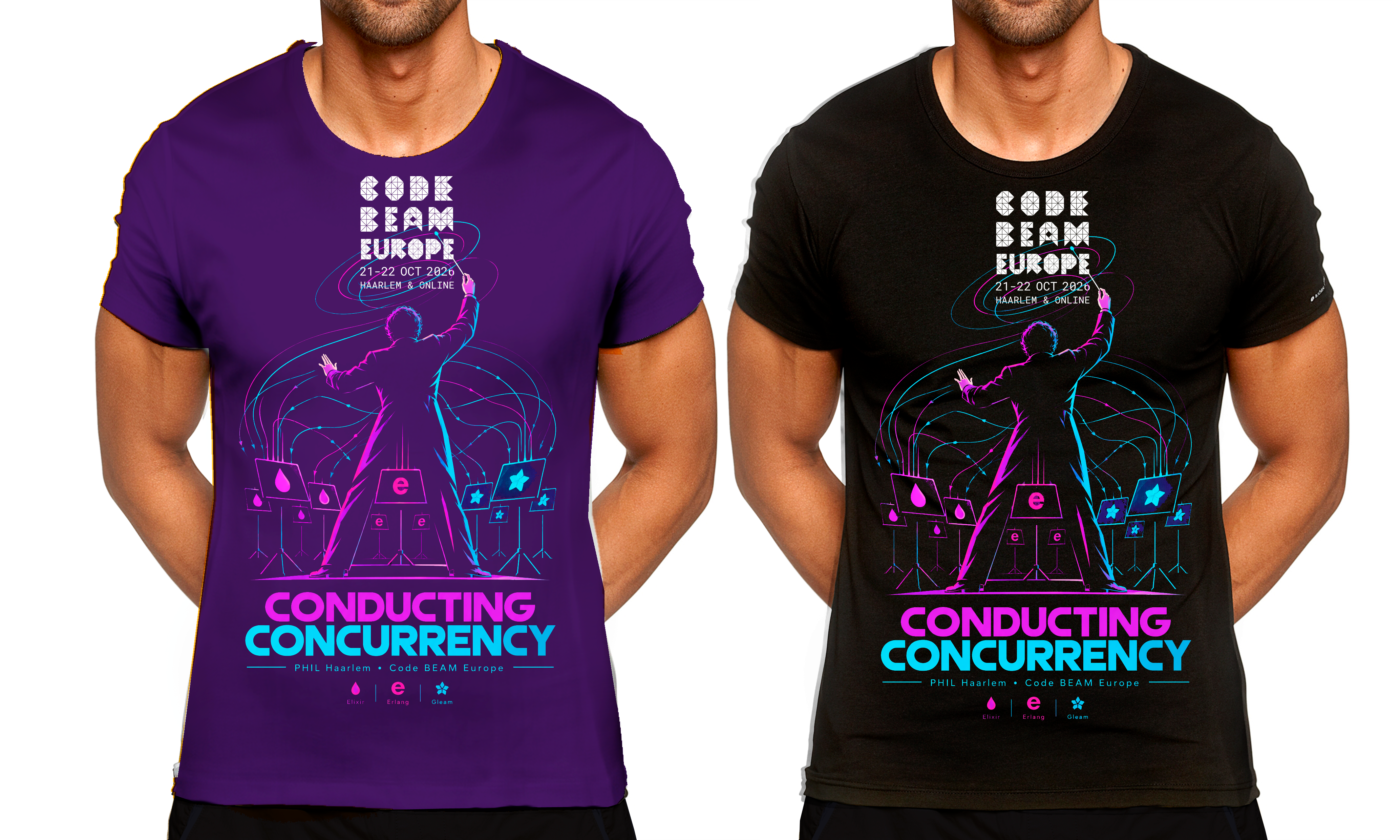 T-shirt Design by juanjoseolivieri for Erlang Solutions Ltd.  | Design #37714840