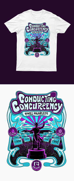 T-shirt Design by guprulsugiyanto for Erlang Solutions Ltd.  | Design: #37711414