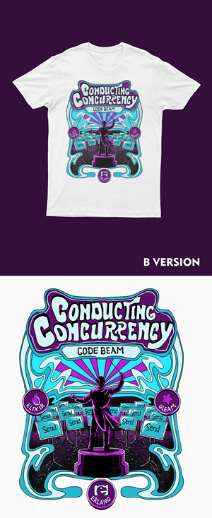 T-shirt Design by guprulsugiyanto for Erlang Solutions Ltd.  | Design: #37722657