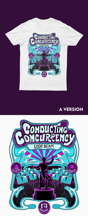 T-shirt Design by guprulsugiyanto for Erlang Solutions Ltd.  | Design: #37722658