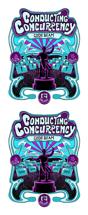 T-shirt Design by guprulsugiyanto for Erlang Solutions Ltd.  | Design: #37723396