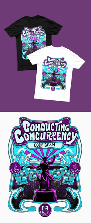 T-shirt Design by guprulsugiyanto for Erlang Solutions Ltd.  | Design: #37723519