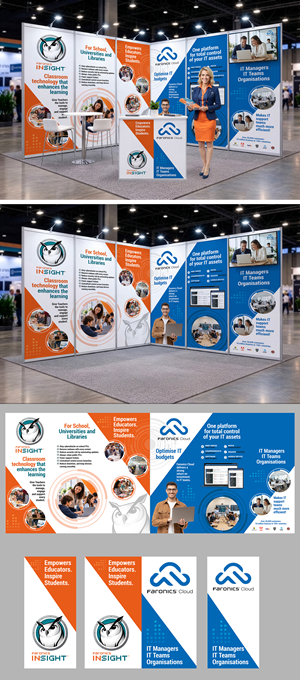 Trade Show Booth Design by Jose Lopez ( Verified Pro Designer ) for Faronics | Design: #37688911