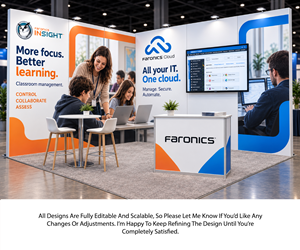 Trade Show Booth Design by martinsmith for Faronics | Design: #37700169