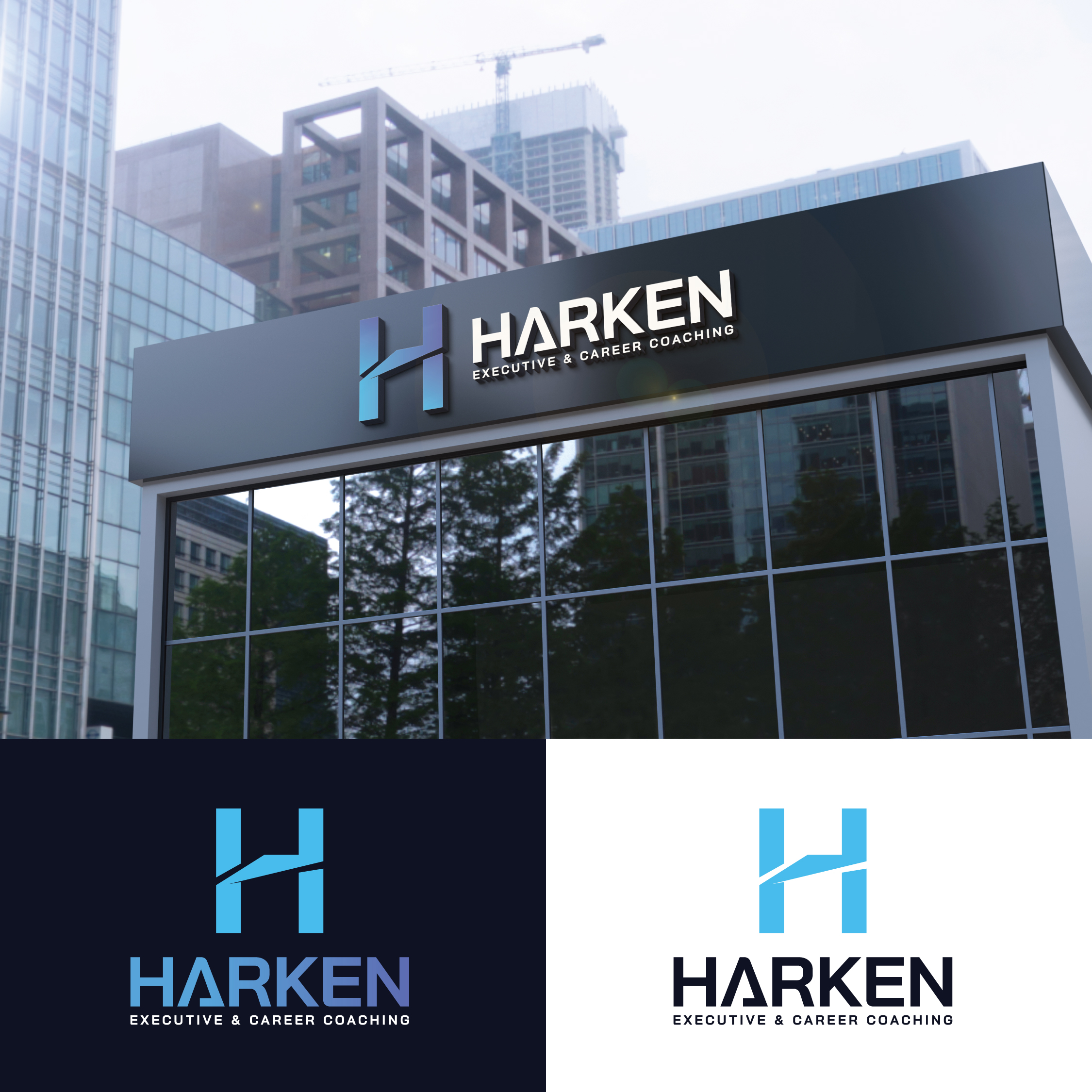 Logo Design by StromDesignHub for Harken Coaching & Advisory LLC | Design #37685530