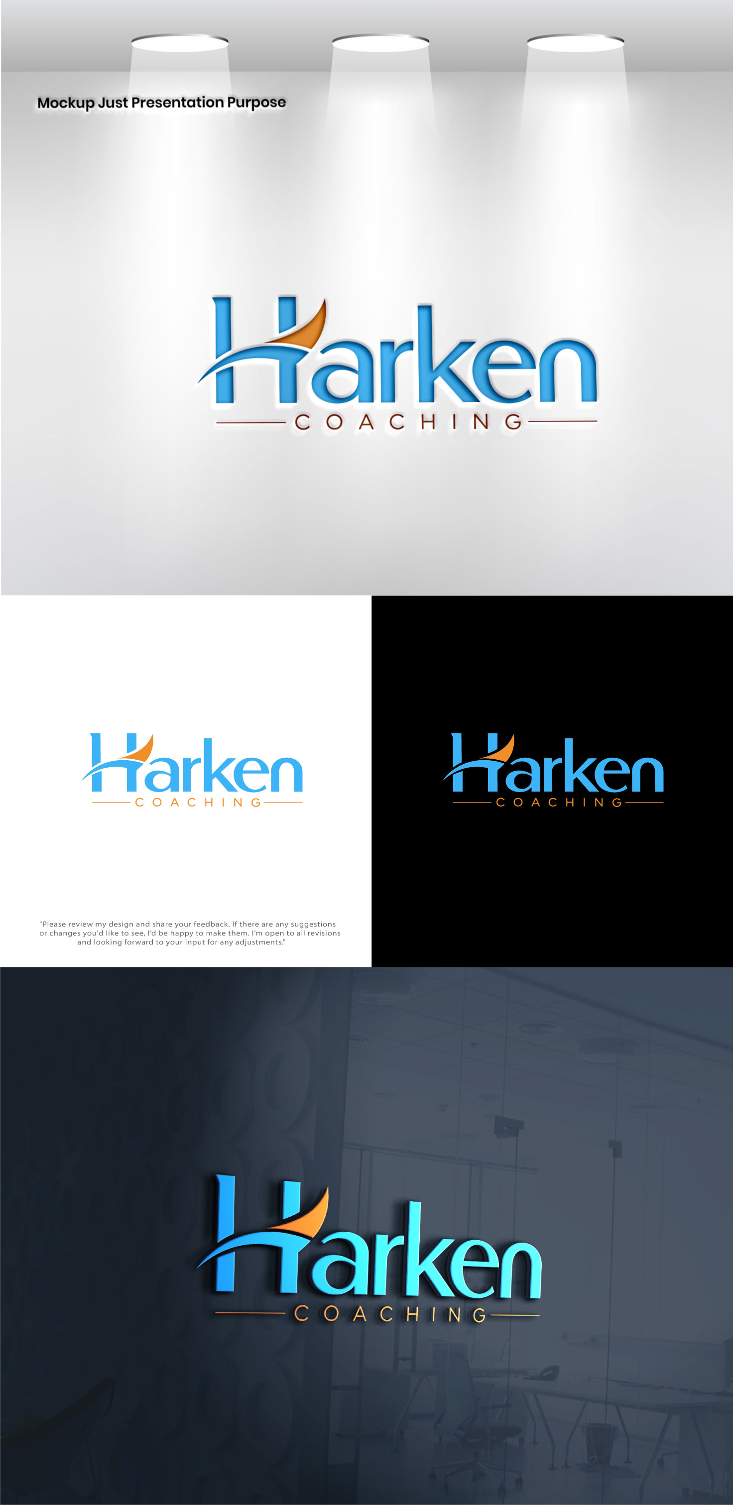 Logo Design by Pixel Signature for Harken Coaching & Advisory LLC | Design #37684672