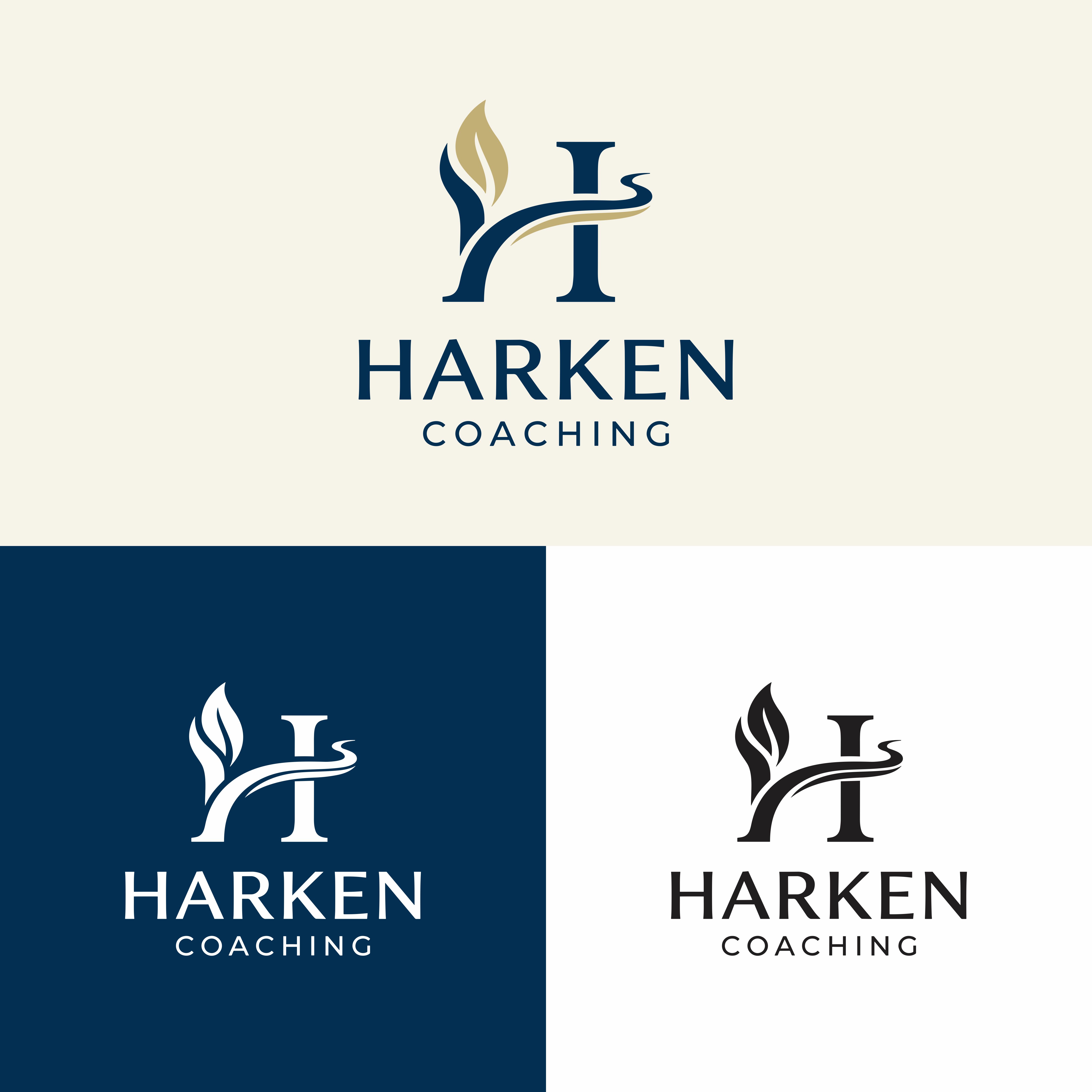 Logo Design by ANDDL for Harken Coaching & Advisory LLC | Design #37690041
