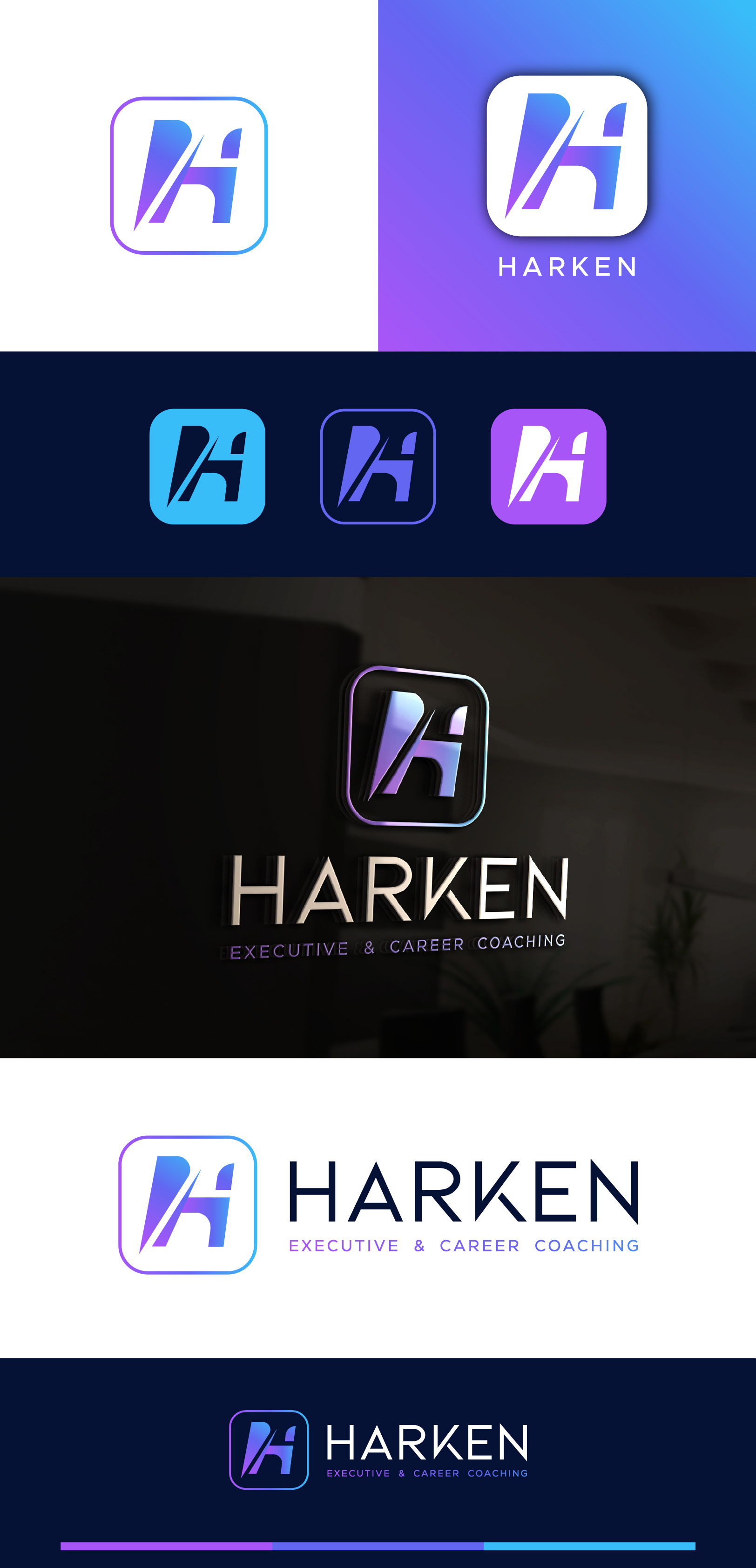 Logo Design by debdesign for Harken Coaching & Advisory LLC | Design #37684501