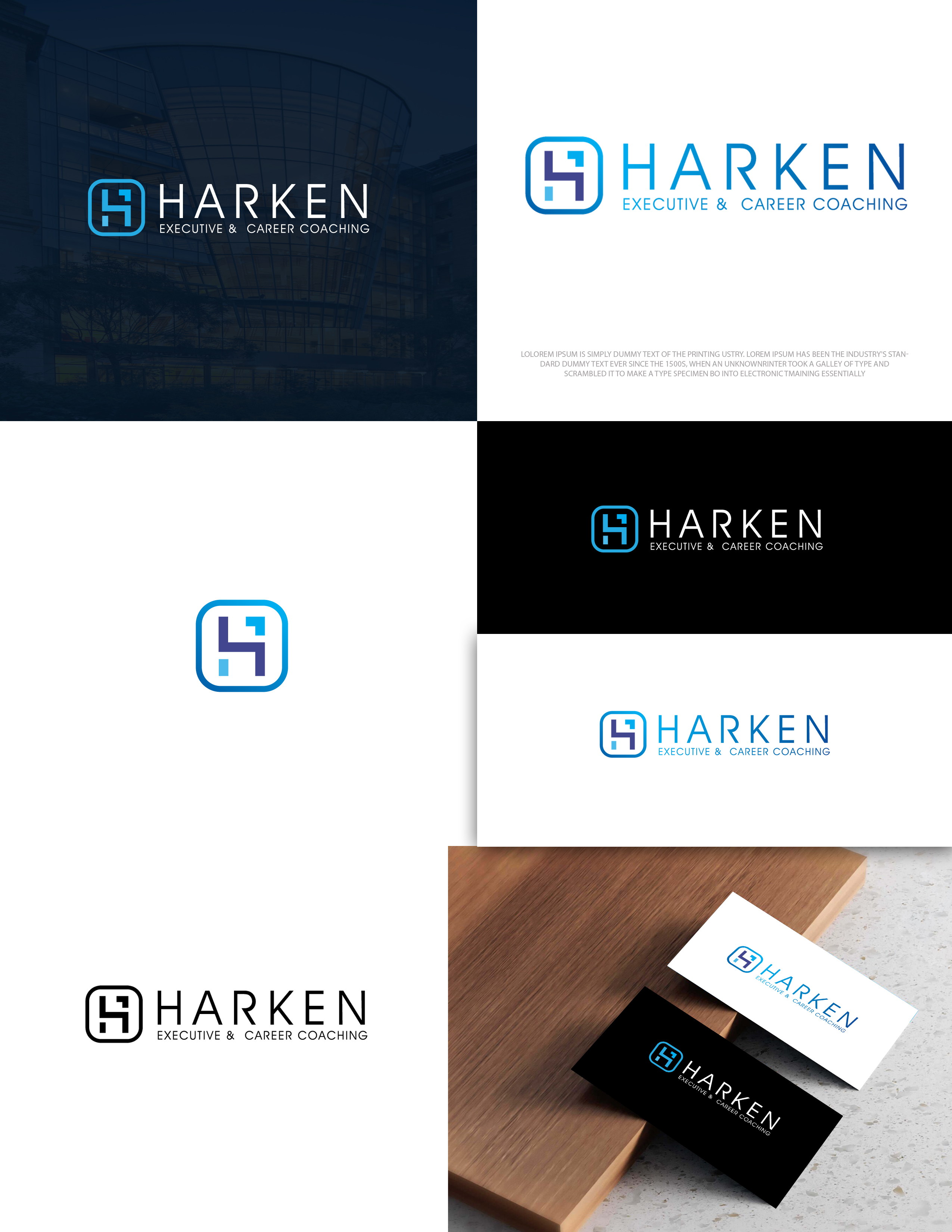Logo Design by zebronicgraphic for Harken Coaching & Advisory LLC | Design #37685463