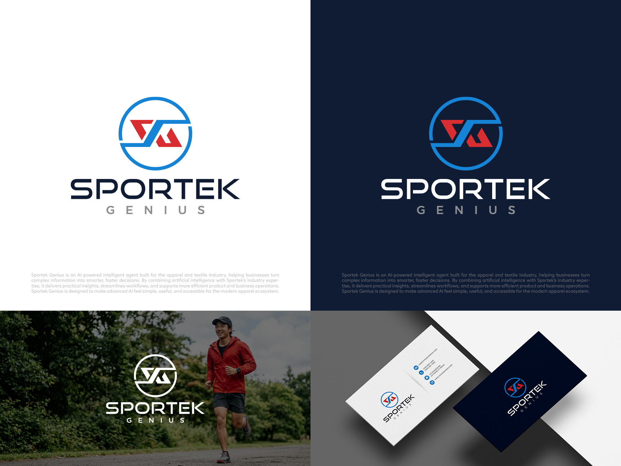 Logo Design by COLOUR CREATIVE for Sportek international inc. | Design #37697217