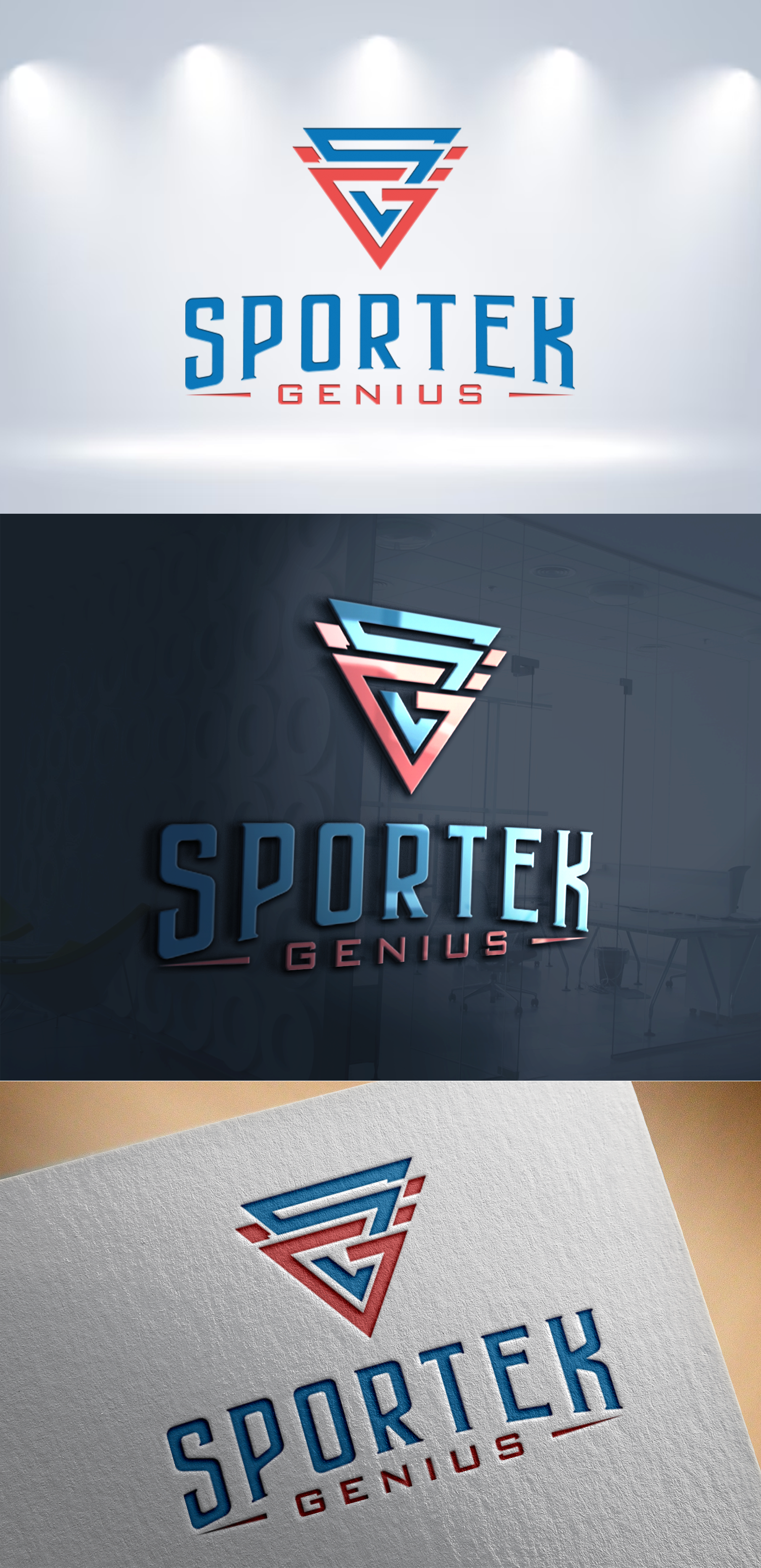 Logo Design by SR Creations. for Sportek international inc. | Design #37701997