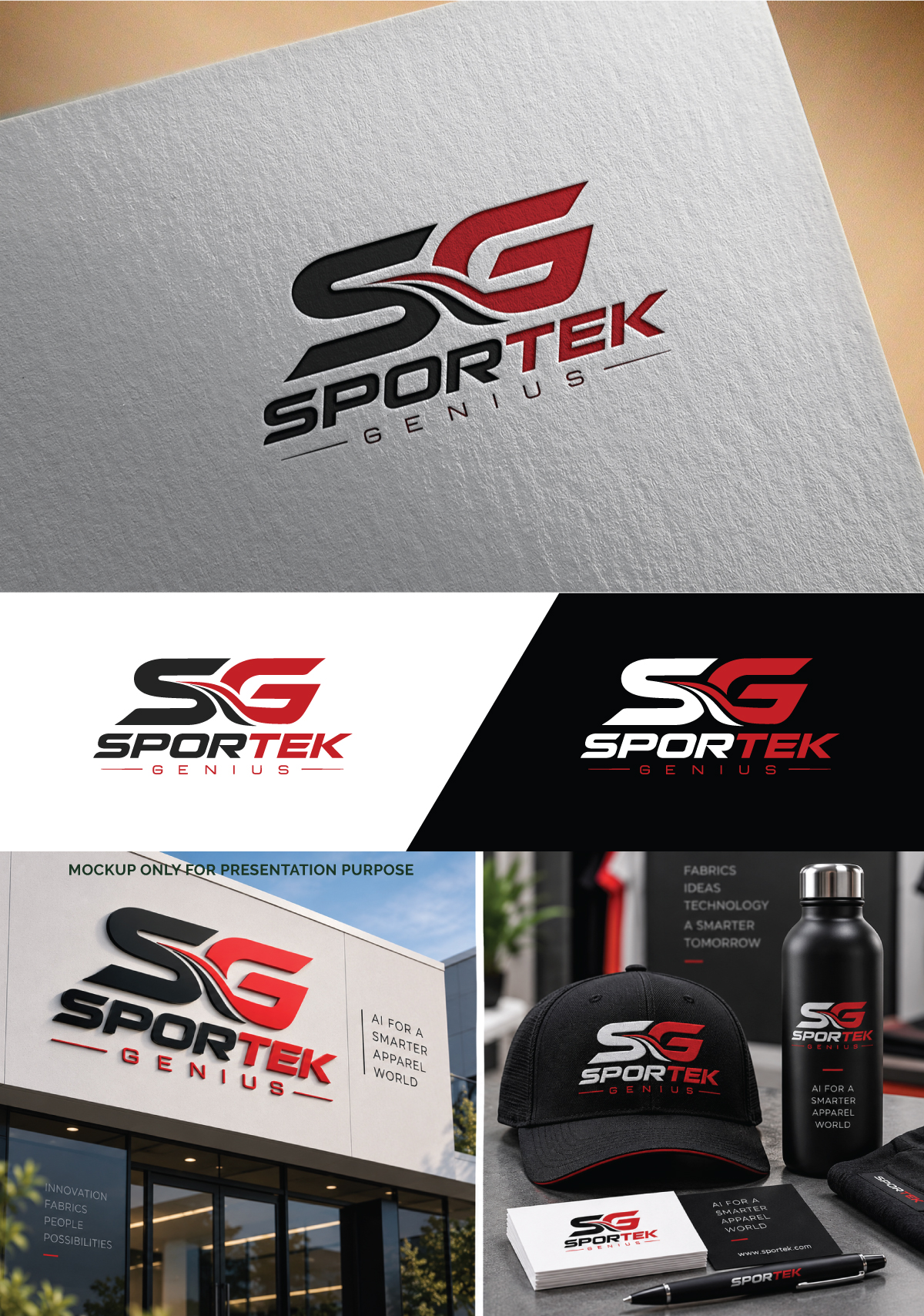 Logo Design by ModernTouch for Sportek international inc. | Design #37688458